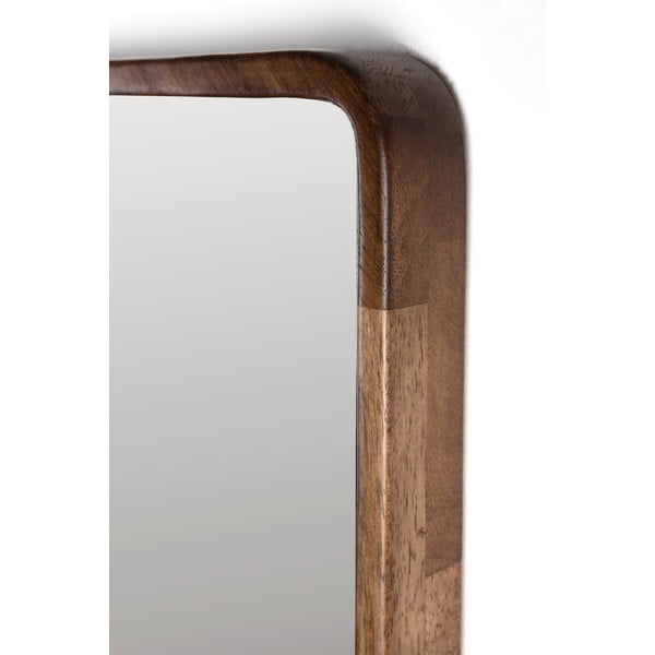 Fali tükör tömörfa kerettel 34x120 cm Nyko – White Label-image-2