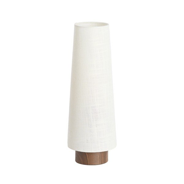 Krémszínű fém asztali lámpa textil búrával (magasság 42 cm) Howie – Light & Living