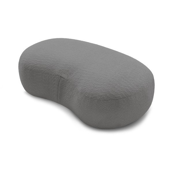 Világosszürke buklé szövet lábtartó Saint-Germain – Bobochic Paris-image-4