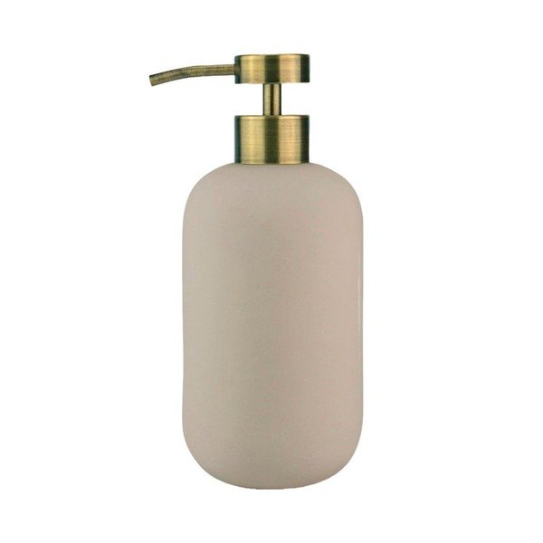 Krémszínű kerámia szappanadagoló 200 ml Lotus – Mette Ditmer Denmark