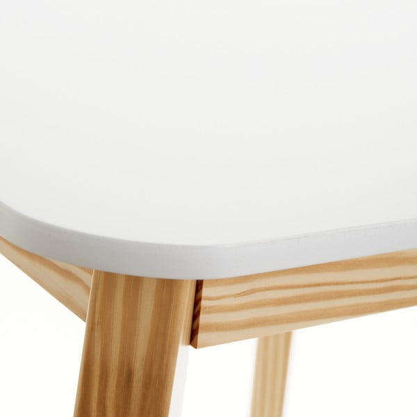 Gyerek asztal fehér asztallappal 55x55 cm – Casa Selección-image-1