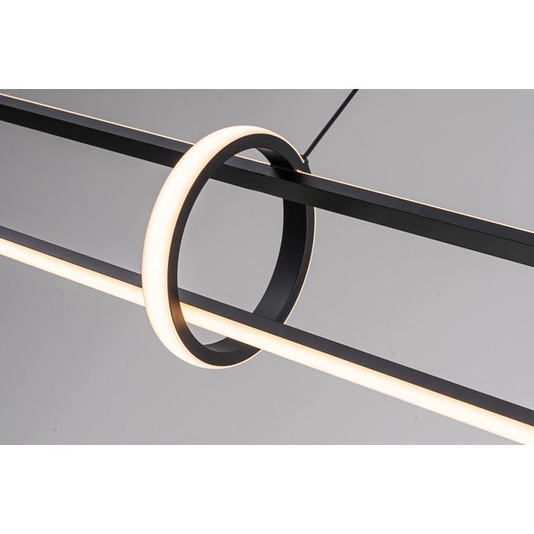 Fekete fém LED függőlámpa Alken – Bizzotto-image-3