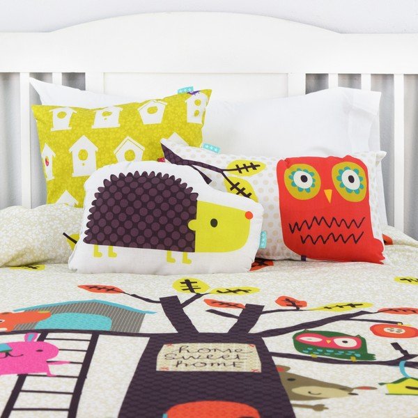 Sweet Home kétoldalas pamut párnahuzat, 50 x 30 cm - Baleno-image-1