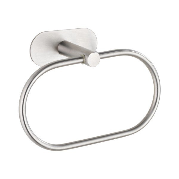 Matt ezüstszínű öntapadós rozsdamentes acél törölközőtartó Orea – Wenko-image-3