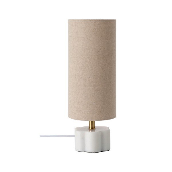 Fehér-bézs len asztali lámpa (magasság 33 cm) Joline – Ellos Home