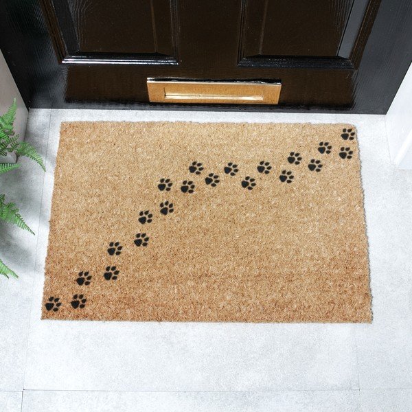 Kókuszrost lábtörlő 40x60 cm Paw Prints – Artsy Doormats-image-4