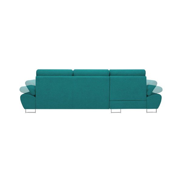 Pi türkiz kinyitható sarokkanapé, bal oldali - Windsor & Co Sofas-image-2
