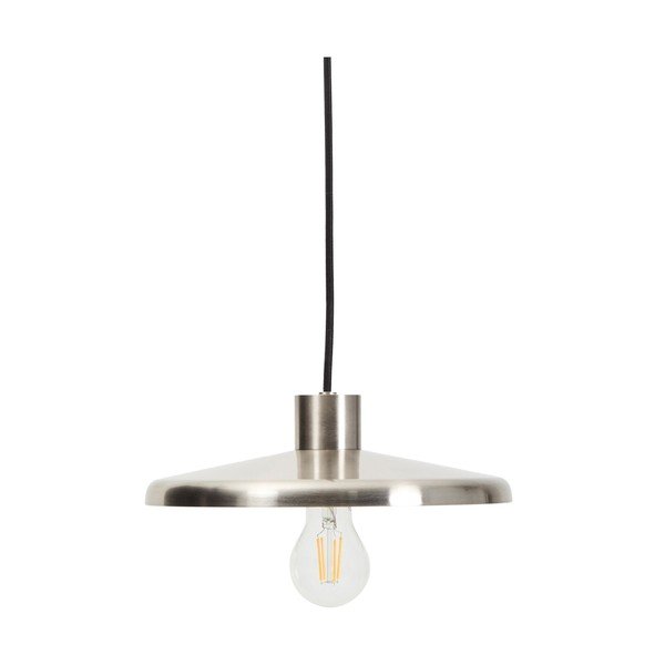 Ezüstszínű függőlámpa fém búrával Nuvira – Kave Home