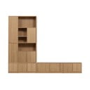 Natúr színű nappali bútor szett tölgyfa dekorral 304x243 cm Modulair – vtwonen
