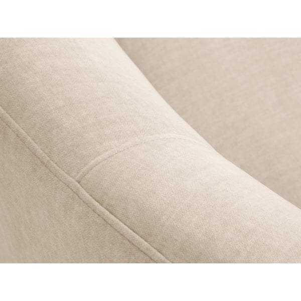 Debbie bézs bársony aszimmetrikus kanapé, bal oldali - Mazzini Sofas-image-1