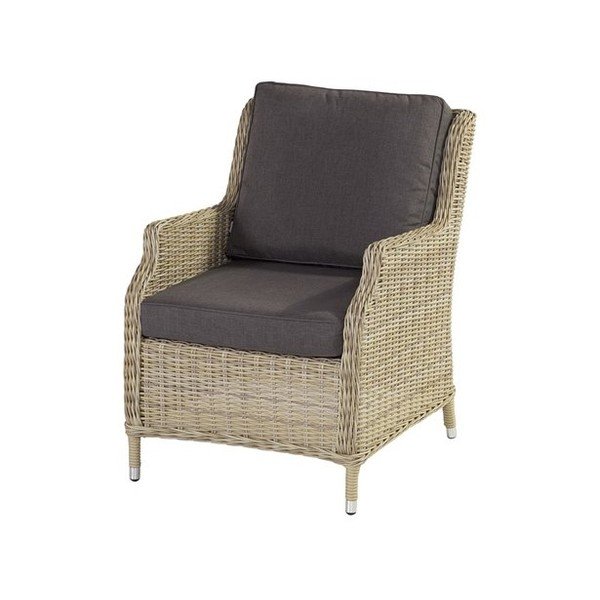 Natúr színű műrattan ötszemélyes kerti lounge szett Melania – Hartman-image-1