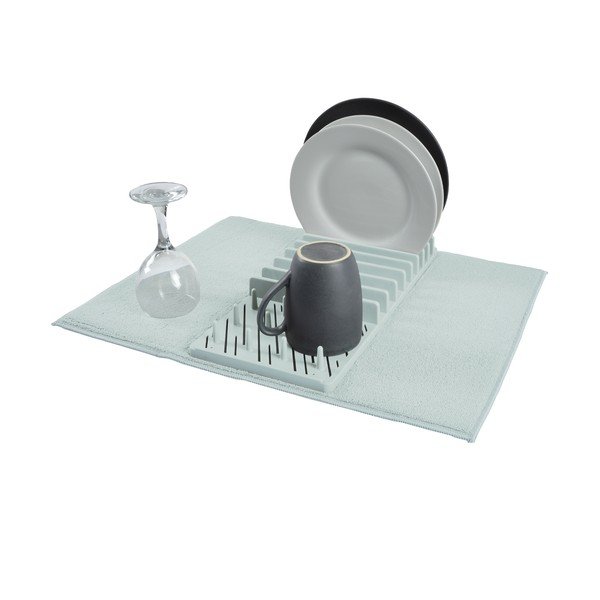 Világoskék műanyag edénycsepegtető alátét 50x38 cm – Homéa-image-1