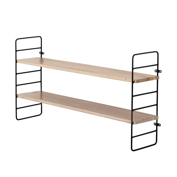 Többszintes paulownia fa polc North - Bloomingville-image-1