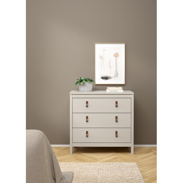 Szürkésbézs komód 82x80x38 cm Madrid – Tvilum-image-3