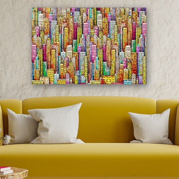 Üveg kép 70x50 cm City – Wallity-image-1