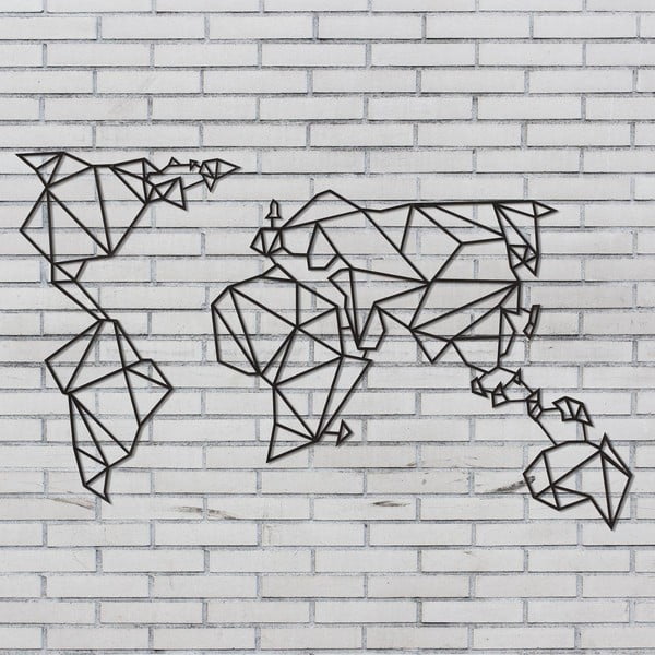 Decor World fekete fém fali dekoráció - Homemania-image-3