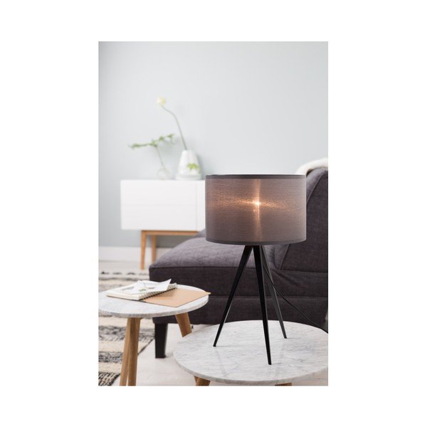 Tripod fekete-szürke asztali lámpa, ø 28 cm - Zuiver-image-4
