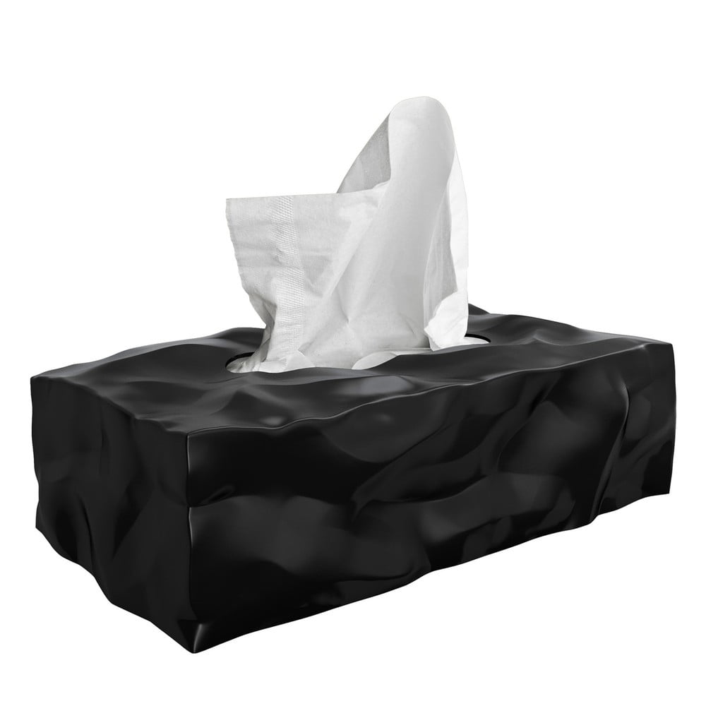 Wipy II Black zsebkendőtartó doboz - Essey