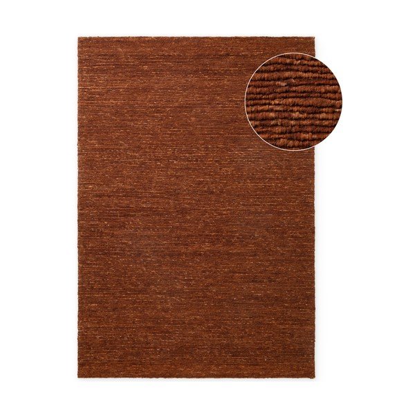 Barna kézi szövésű gyapjú szőnyeg 160x230 cm Bexley Woolwich – Ted Baker