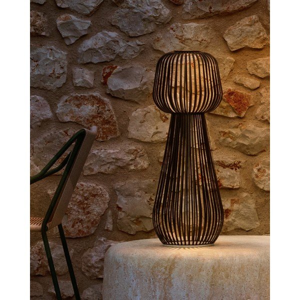 Napelemes LED asztali dimmelhető kültéri lámpa (magasság 70 cm) Reiba – Kave Home-image-1