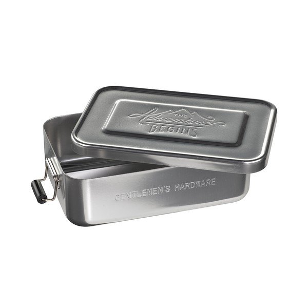 Silver Tin ezüstszínű ételtároló doboz, 120 x 101 x 30 mm - Gentlemen's Hardware-image-3