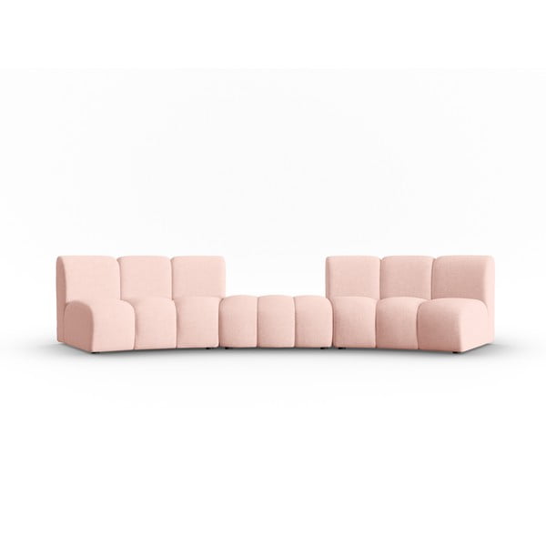Rózsaszín kanapé 367 cm Lupine – Micadoni Home