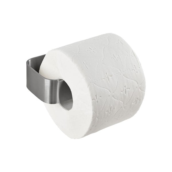 Matt ezüstszínű fali rozsdamentes acél WC-papír tartó Ume – Zone