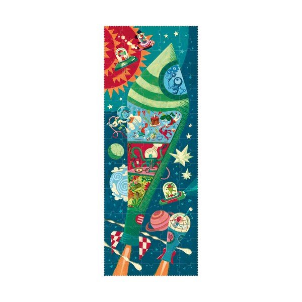 'Utazás a jövőbe' puzzle, 100 db-os - Londji-image-1
