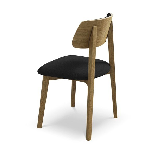 Fekete tömörfa étkezőszék Niu – Makamii-image-3