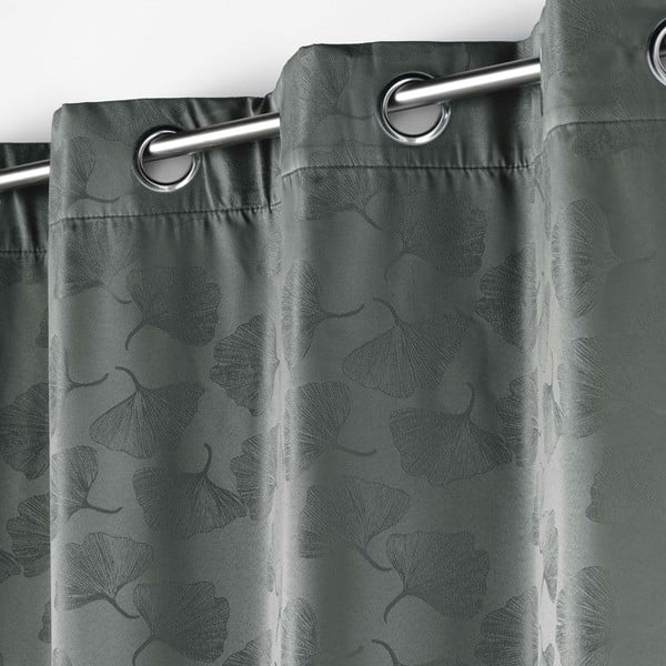 Antracitszürke sötétítő függöny 140x260 cm Lunella – douceur d'intérieur-image-1