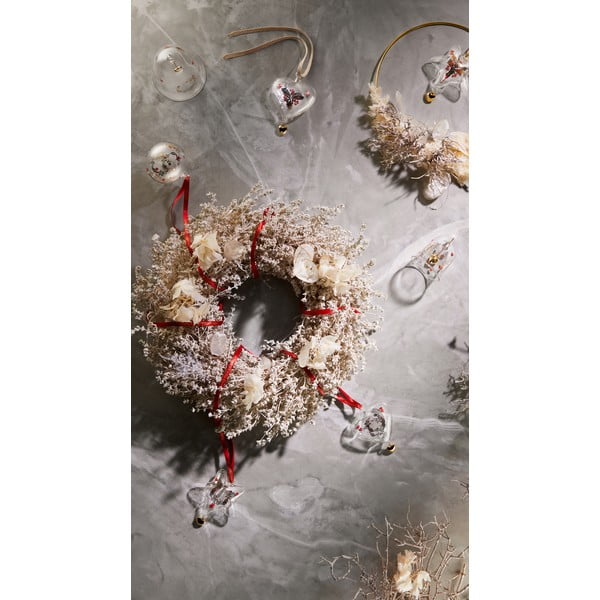 Üveg kézzel fújt karácsonyfadísz ø 6,5 cm Ann-Sofi Romme Annual Christmas Bauble – Holmegaard-image-3