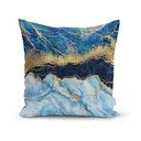 Marble With Blue párnahuzat, 45 x 45 cm - Minimalist Cushion Covers