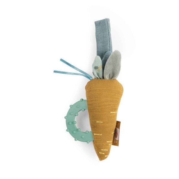 Játék kisbabáknak rágókával Carrot - Moulin Roty