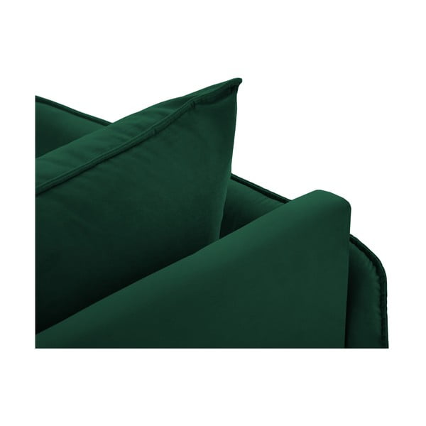Sötétzöld bársony heverő (bal oldali) Vienna – Cosmopolitan Design-image-1