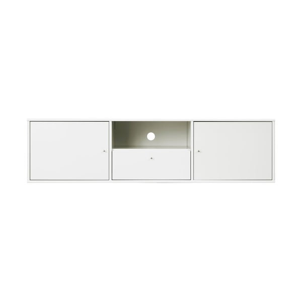 Fehér TV-állvány 161x42 cm Mistral – Hammel Furniture