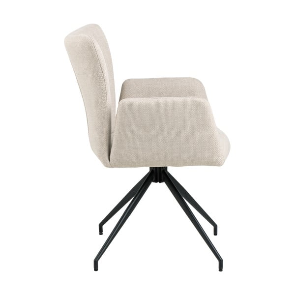 Bézs kárpitozott karfás étkezőfotel szett 2 db-os Laura – Actona-image-4