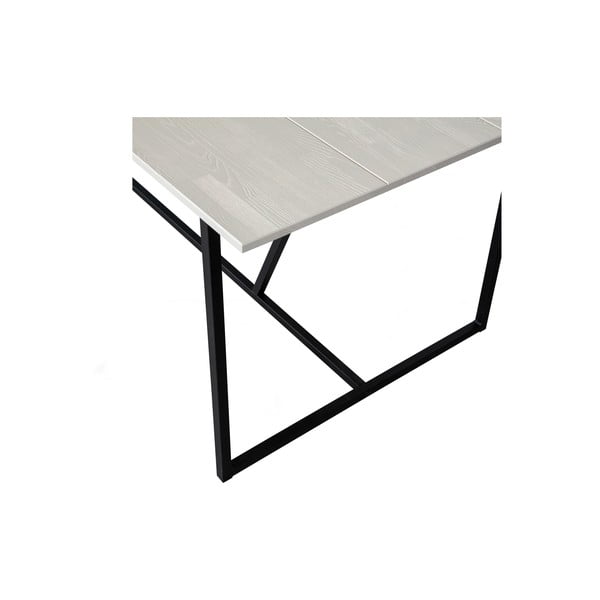 Kőrisfa étkezőasztal 90x220 cm Silas – WOOOD-image-3