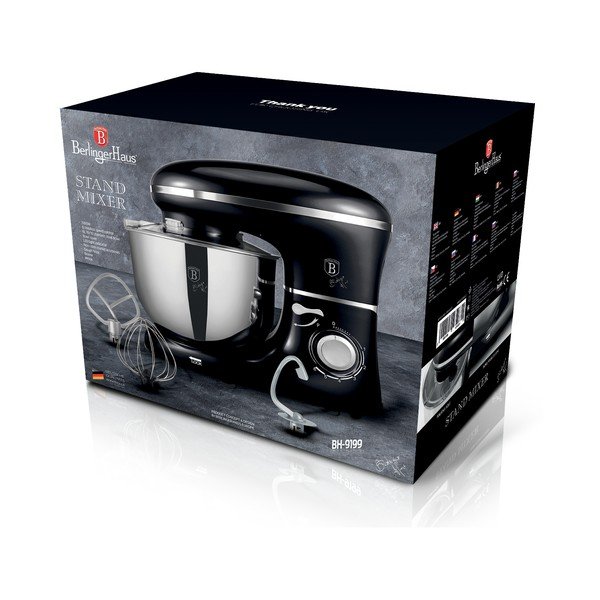 Fekete konyhai robotgép Black Silver Collection - BerlingerHaus-image-2