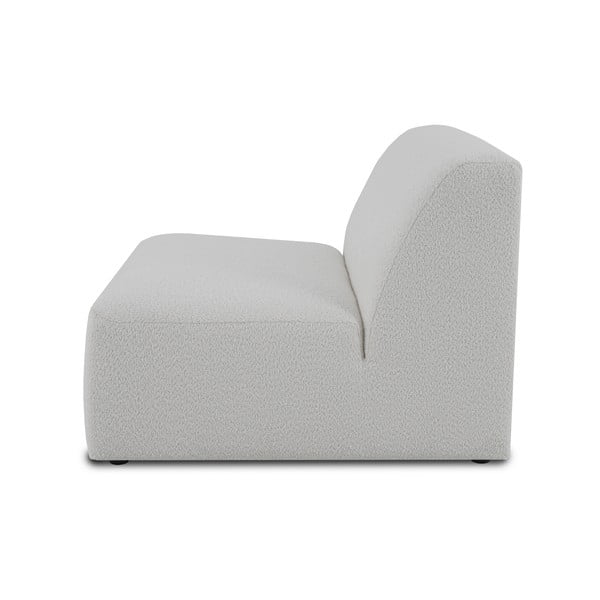 Fehér buklé kanapé modul (középső rész) Roxy – Scandic-image-2