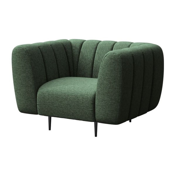 Sötétzöld fotel Shel – Ghado-image-2