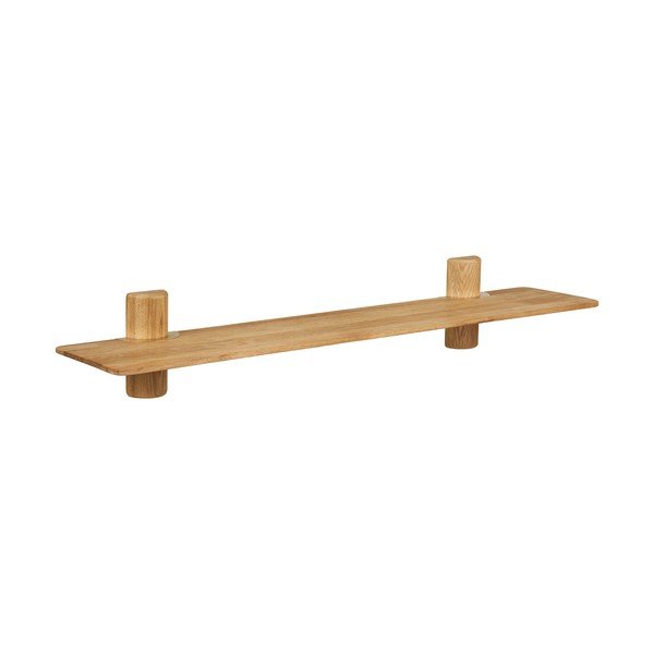 Világos natúr színű tölgyfa fali polc 110 cm Calcata – House Nordic