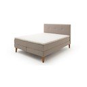 Bézs boxspring ágy 160x200 cm Stockholm – Meise Möbel