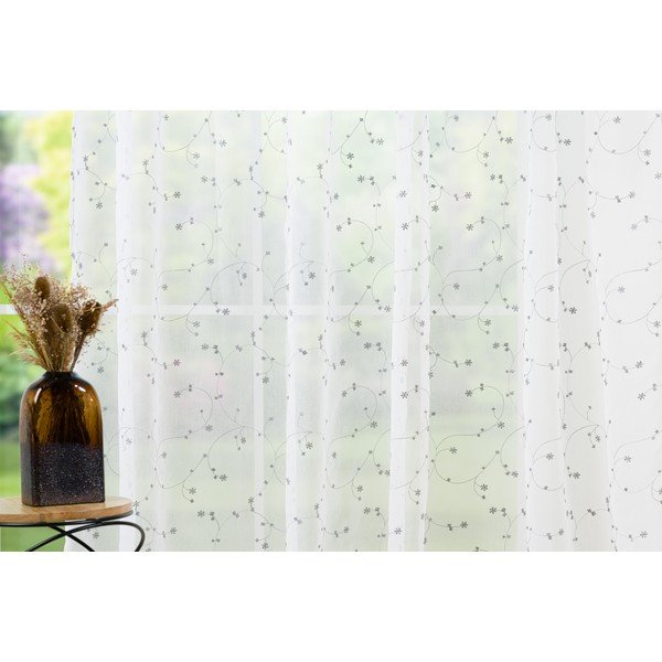 Fehér átlátszó függöny 300x260 cm Muza – Mendola Fabrics-image-3