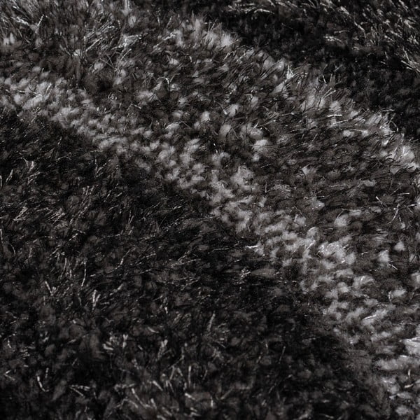 Fekete-szürke kézi szövésű szőnyeg újrahasznosított szálakból 160x230 cm Velvet – Flair Rugs-image-3