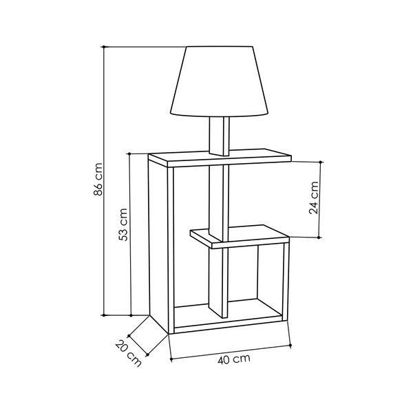Saly fehér szabadonálló lámpa - Homitis-image-2