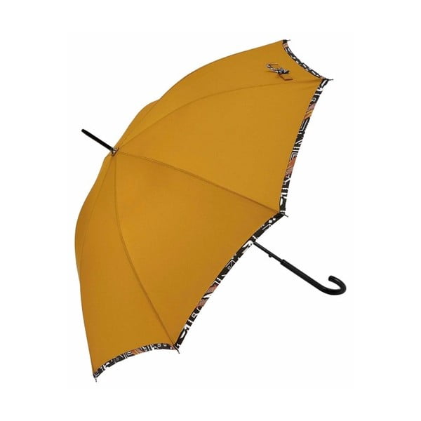 Pattern mustársárga esernyő, ⌀ 122 cm