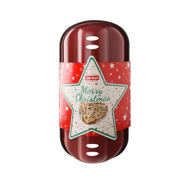 Sparkling Christmas piros acél sütőforma, 31 x 15 cm - Zenker-image-3