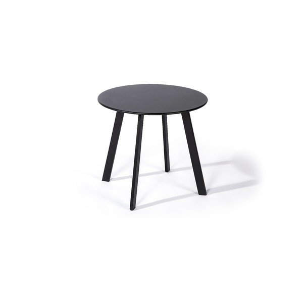 Full Steel fekete kerti asztal, ø 50 cm - Le Bonom-image-2