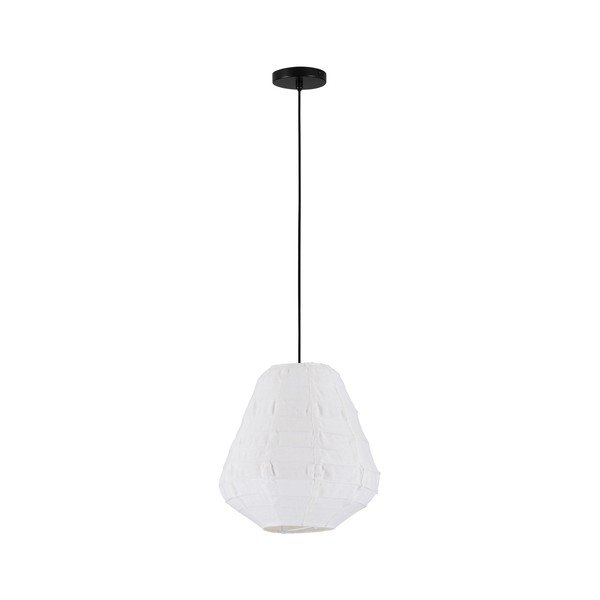 Fehér len függőlámpa ø 36 cm Linnet – Nova Luce