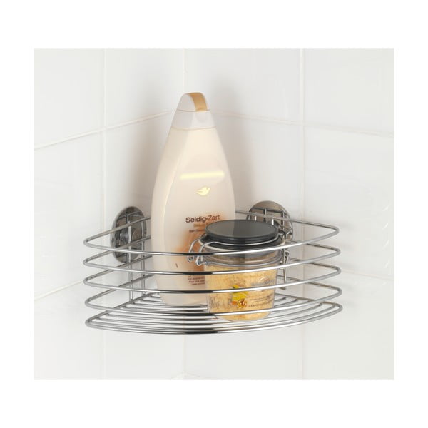 Turbo-Loc fúrásmentes sarokpolc, 20 x 26,5 cm - Wenko-image-2